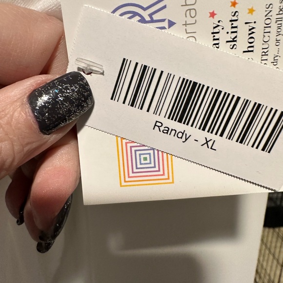 Brand new Randy XL, white with gray trim on neck, 3/4 sleeves, tags on - Picture 4 of 4